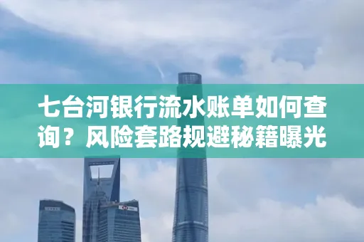 七台河银行流水账单如何查询?风险套路规避秘籍曝光?