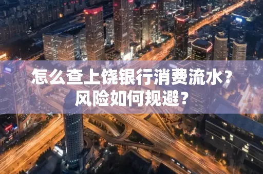 怎么查上饶银行消费流水?风险如何规避?