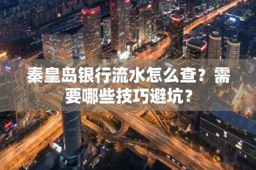 秦皇岛银行流水怎么查?需要哪些技巧避坑? 秦皇岛银行流水怎么查?需要哪些技巧避坑?