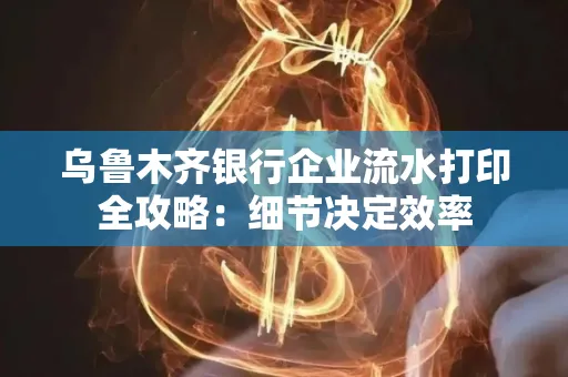 乌鲁木齐银行企业流水打印全攻略:细节决定效率