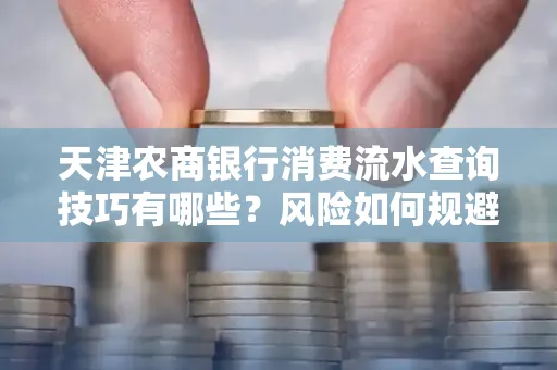 天津农商银行消费流水查询技巧有哪些?风险如何规避?