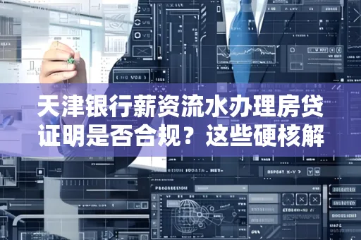 天津银行薪资流水办理房贷证明是否合规?这些硬核解析帮你避坑