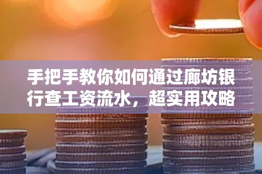 手把手教你如何通过廊坊银行查工资流水,超实用攻略不走弯路